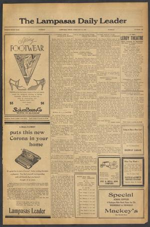The Lampasas Daily Leader (Lampasas, Tex.), Vol. 26, No. 295, Ed. 1 Tuesday, February 18, 1930