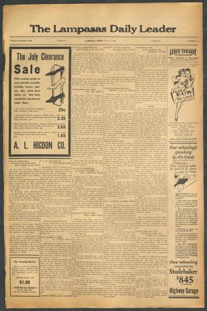 The Lampasas Daily Leader (Lampasas, Tex.), Vol. 28, No. 111, Ed. 1 Tuesday, July 14, 1931