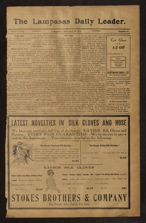 The Lampasas Daily Leader. (Lampasas, Tex.), Vol. 12, No. 45, Ed. 1 Wednesday, April 28, 1915