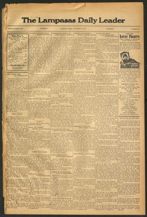 The Lampasas Daily Leader (Lampasas, Tex.), Vol. 28, No. 214, Ed. 1 Thursday, November 12, 1931