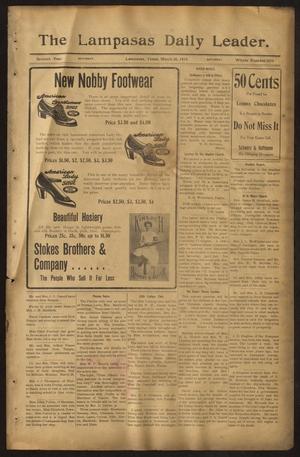 The Lampasas Daily Leader. (Lampasas, Tex.), Vol. 7, No. 1876, Ed. 1 Saturday, March 26, 1910