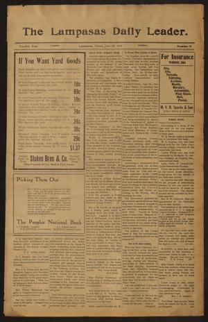 The Lampasas Daily Leader. (Lampasas, Tex.), Vol. 12, No. 98, Ed. 1 Tuesday, June 29, 1915