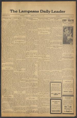 The Lampasas Daily Leader (Lampasas, Tex.), Vol. 26, No. 278, Ed. 1 Wednesday, January 29, 1930