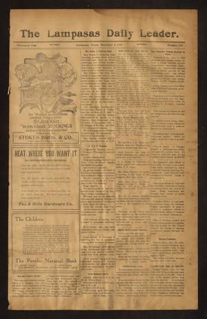 The Lampasas Daily Leader. (Lampasas, Tex.), Vol. 13, No. 232, Ed. 1 Saturday, December 2, 1916