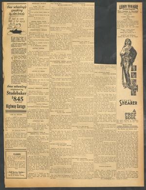 Primary view of object titled 'The Lampasas Daily Leader (Lampasas, Tex.), Vol. [28], No. [121], Ed. 1 Saturday, July 25, 1931'.