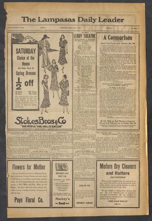 Primary view of object titled 'The Lampasas Daily Leader (Lampasas, Tex.), Vol. 27, No. 55, Ed. 1 Friday, May 9, 1930'.