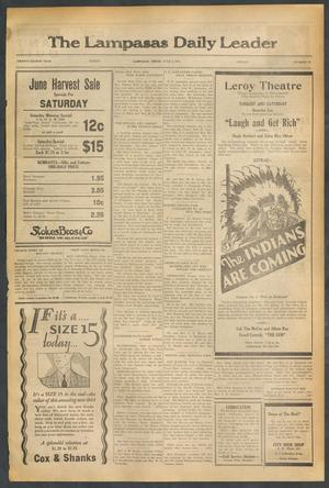 The Lampasas Daily Leader (Lampasas, Tex.), Vol. 28, No. 78, Ed. 1 Friday, June 5, 1931