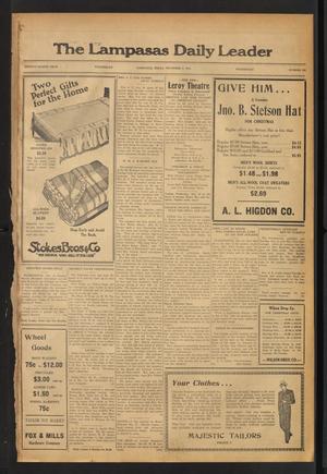 The Lampasas Daily Leader (Lampasas, Tex.), Vol. 28, No. 236, Ed. 1 Wednesday, December 9, 1931