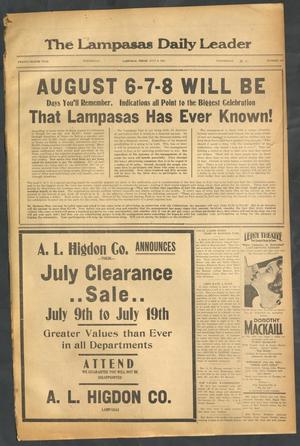 The Lampasas Daily Leader (Lampasas, Tex.), Vol. 28, No. 106, Ed. 1 Wednesday, July 8, 1931