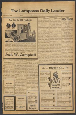 The Lampasas Daily Leader (Lampasas, Tex.), Vol. 27, No. 3, Ed. 1 Monday, March 10, 1930