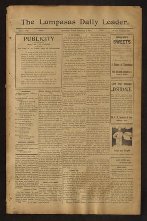 The Lampasas Daily Leader. (Lampasas, Tex.), Vol. 6, No. 1833, Ed. 1 Friday, February 4, 1910