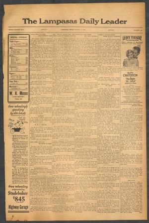 The Lampasas Daily Leader (Lampasas, Tex.), Vol. 28, No. 140, Ed. 1 Monday, August 17, 1931