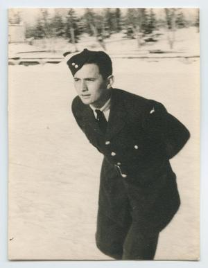 Primary view of object titled '[Ice Skater in Uniform]'.