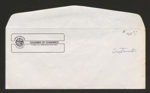 [Envelope from the Sweetwater Chamber of Commerce]