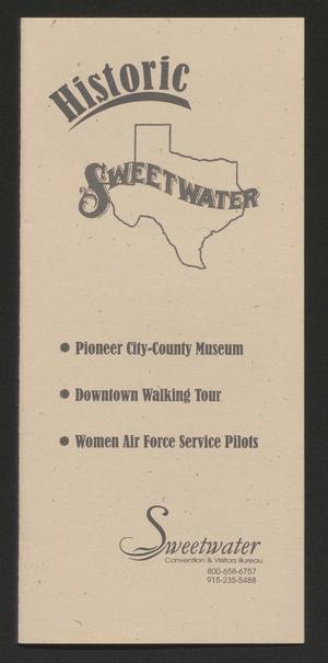 [Pamphlet: Historic Sweetwater]