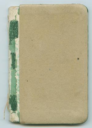 Primary view of object titled '[Flight Log Notebook]'.