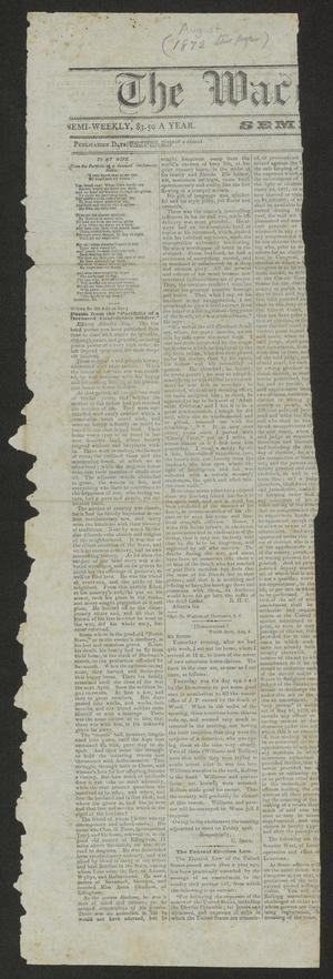 Primary view of object titled '[Letter to an Editor of a Newspaper]'.
