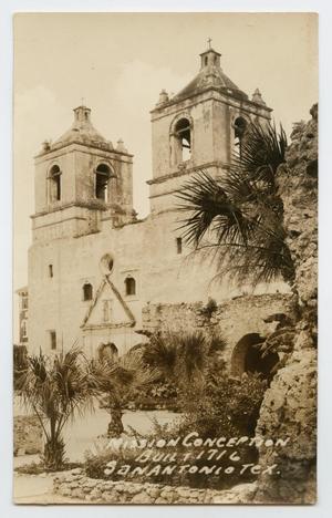 Primary view of object titled '[Photograph of Mission Concepcion]'.