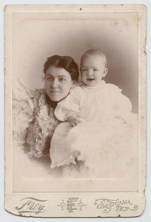 Primary view of object titled '[Portrait of a Woman and a Baby]'.