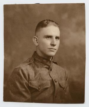 Primary view of object titled '[Photograph of Carter J. Harris, 1918]'.