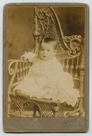 Primary view of object titled '[Portrait of Infant Mrs. Lydia Wernli Haverland]'.