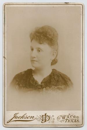 Primary view of object titled '[Portrait of a Woman With Short Hair Looking to the Left]'.