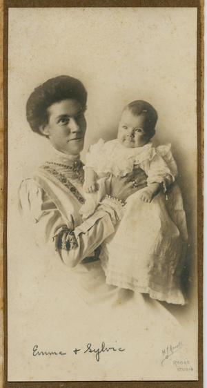 Primary view of object titled '[Portrait of Emma and Sylvie]'.