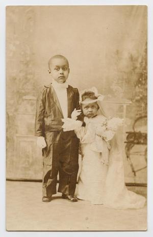 [Postcard of a Couple of African-American Children]
