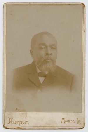 Primary view of object titled '[Portrait of a Middle Aged African-American Man With a White Beard]'.