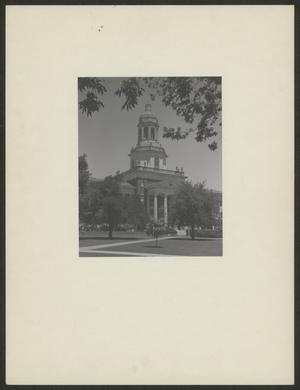 Primary view of object titled '[Photograph of Pat Neff Hall]'.
