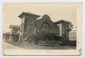 Primary view of object titled '[Photograph of S. P. Depot]'.
