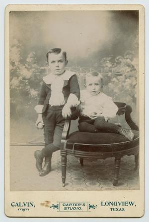 [Photograph of Two Young Boys]