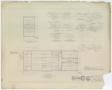 Thumbnail image of item number 1 in: 'Junior High School Additions Abilene, Texas: Roof Framing Plan of South Wing'.