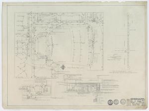 Primary view of object titled 'High School Auditorium Abilene, Texas: First Floor Plan with Electric Riser Diagram'.