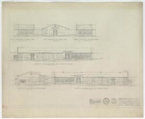 Primary view of object titled 'Junior High School Additions Abilene, Texas: Elevation Directions for Building Wings'.