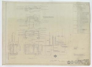 Primary view of object titled 'High School Building Abilene, Texas: Plot Plan with Mechanical Drawing Index'.