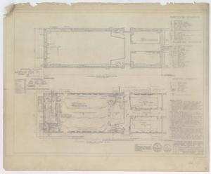 Primary view of object titled 'Junior High School Additions Abilene, Texas: Floor & Tunnel Plans'.