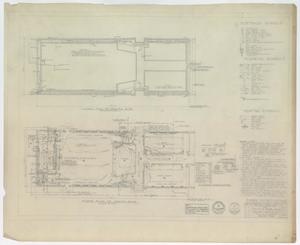 Junior High School Additions Abilene, Texas: Floor and Tunnel Plans of South Wing