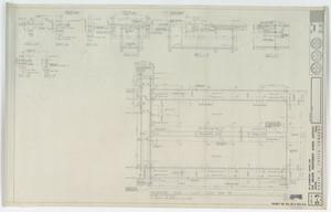 Primary view of object titled 'Elementary School Building, Abilene, Texas: Foundation Plan - Class Room Wing "B"'.