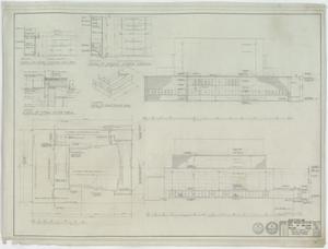 Primary view of object titled 'High School Auditorium Abilene, Texas: West and East Elevations'.