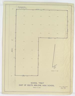 Primary view of object titled 'Valley View Elementary School, Abilene, Texas: School Tract Plan'.