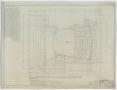 Thumbnail image of item number 1 in: 'High School Auditorium Abilene, Texas: Balcony Framing Plan - Foyer, Band, & Choral Rooms Roof Framing Plan Level No. 3'.