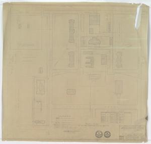 Primary view of object titled 'Abilene Christian College, Abilene, Texas: Plot Plan With Building Outlines'.