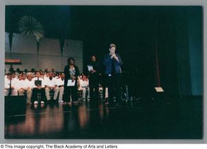 Primary view of object titled '[Christmas/Kwanzaa Concert Photograph UNTA_AR0797-136-08-18]'.