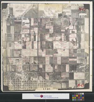 Primary view of object titled '[Aerial Photograph of North Edinburg between Monte Cristo and Schunior Roads]'.