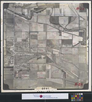 Primary view of object titled '[Aerial Photograph of South Pharr and Las Milpas]'.
