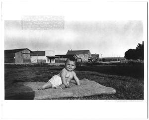 Primary view of object titled '[Haslet baby and street]'.