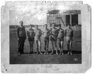 Primary view of object titled '[Haslet boys basketball team]'.
