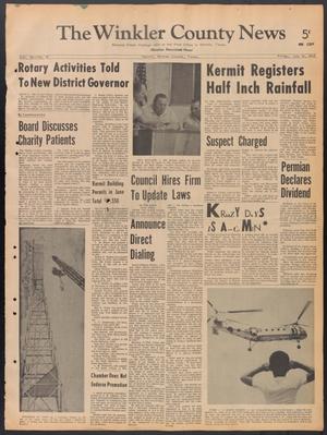 Primary view of object titled 'The Winkler County News (Kermit, Tex.), Vol. 30, No. 10, Ed. 1 Friday, July 16, 1965'.