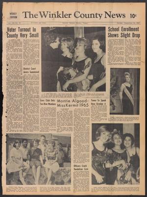The Winkler County News (Kermit, Tex.), Vol. 30, No. 18, Ed. 1 Sunday, September 12, 1965